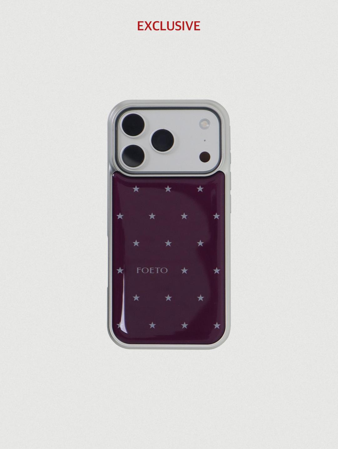 [4th/3월 1주차 예약발송] FE star iphone case - purple (exclusive)
