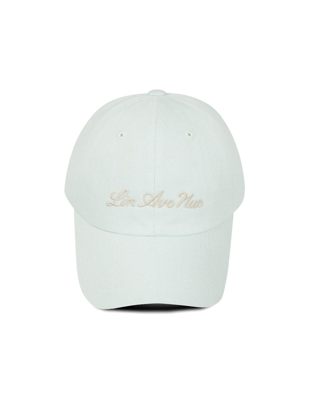 린에비뉴 데님 볼캡 - 소프트 화이트