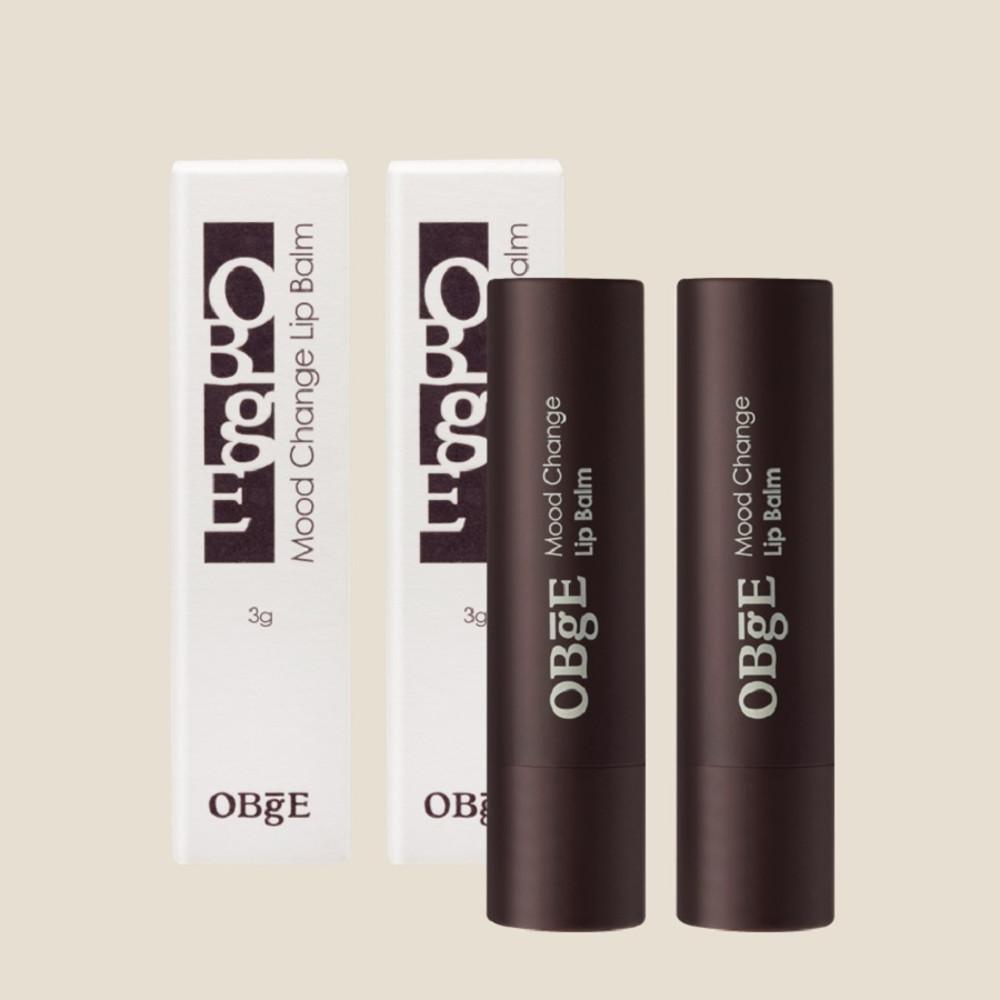 1+1 오브제 무드 체인지 립밤 3g 2개