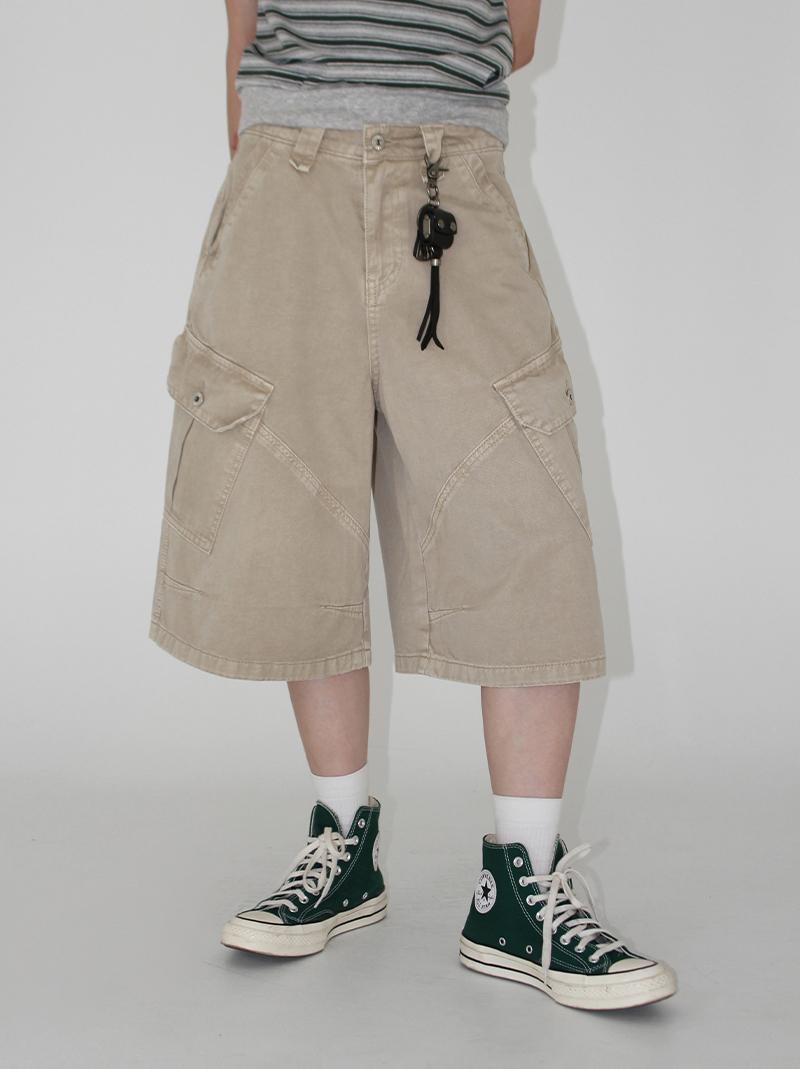 아케 (VER.2) SUBTILE BERMUDA CARGO PT (3color!)