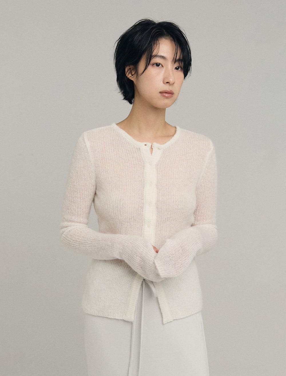 [6th REORDER] ALPACA HAND WARMER KNIT [IVORY]