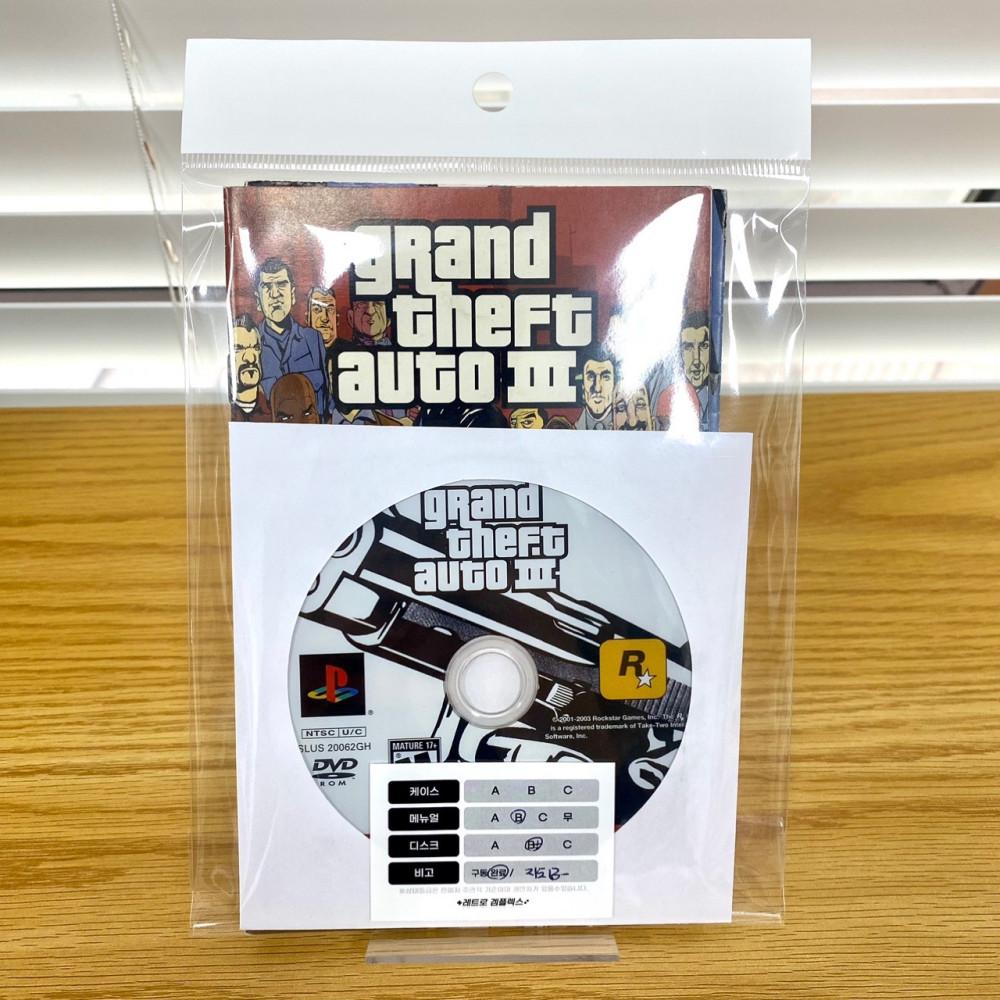 [중고] PS2 GTA3 /북미(메뉴얼+디스크)
