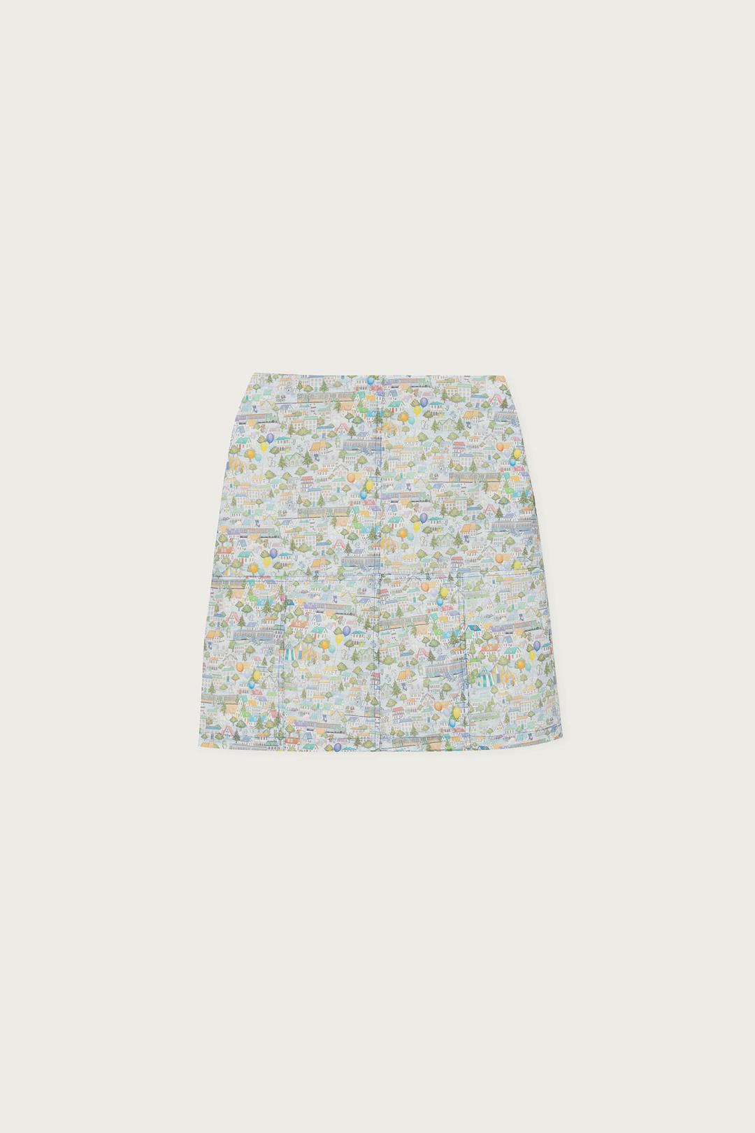 SECTION MIDI SKIRT SKY VILLAGE