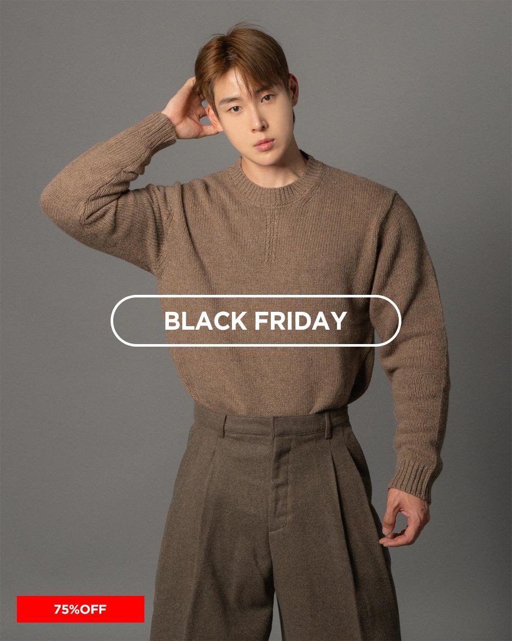❗BLACK FRIDAY❗ [9990DEAL] 도톰 램스울 니트