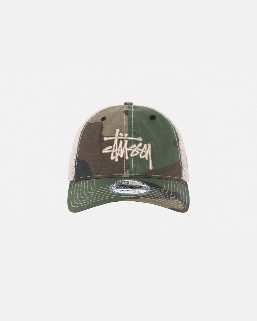 NEW ERA 9TWENTY BASIC TRUCKER - Woodland Camo / ONE SIZE
