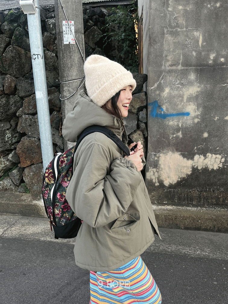 김아홉 어반 후디 웰론 야상