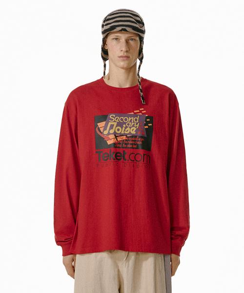 Secondary Noise L/S Tee Red