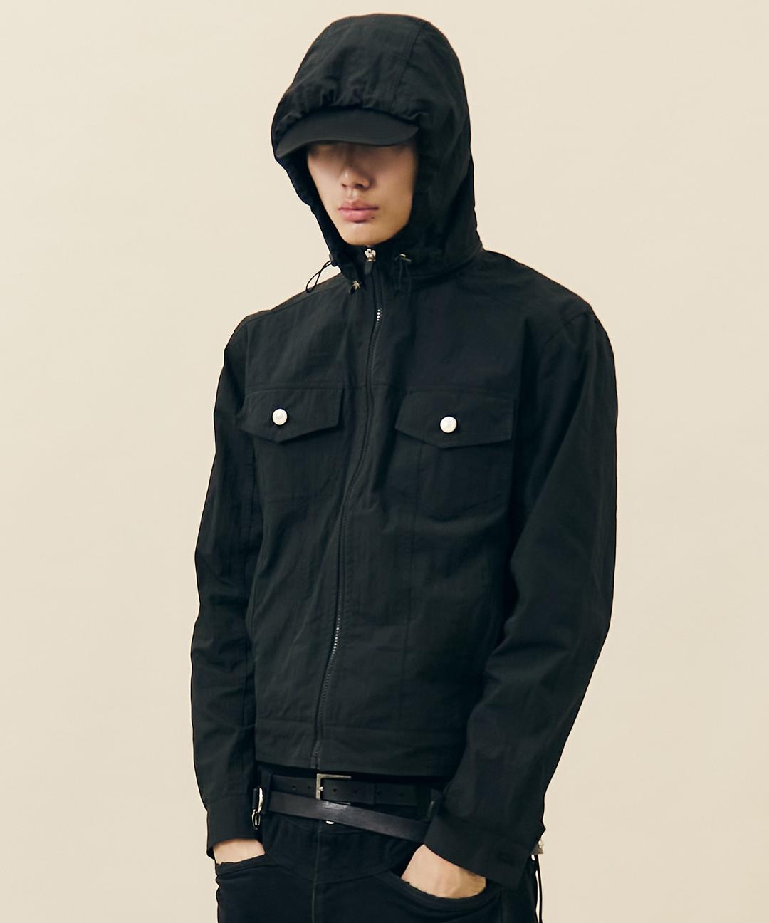 리무버블 후드 트러커 자켓_블랙 [10월 17일 예약발송]