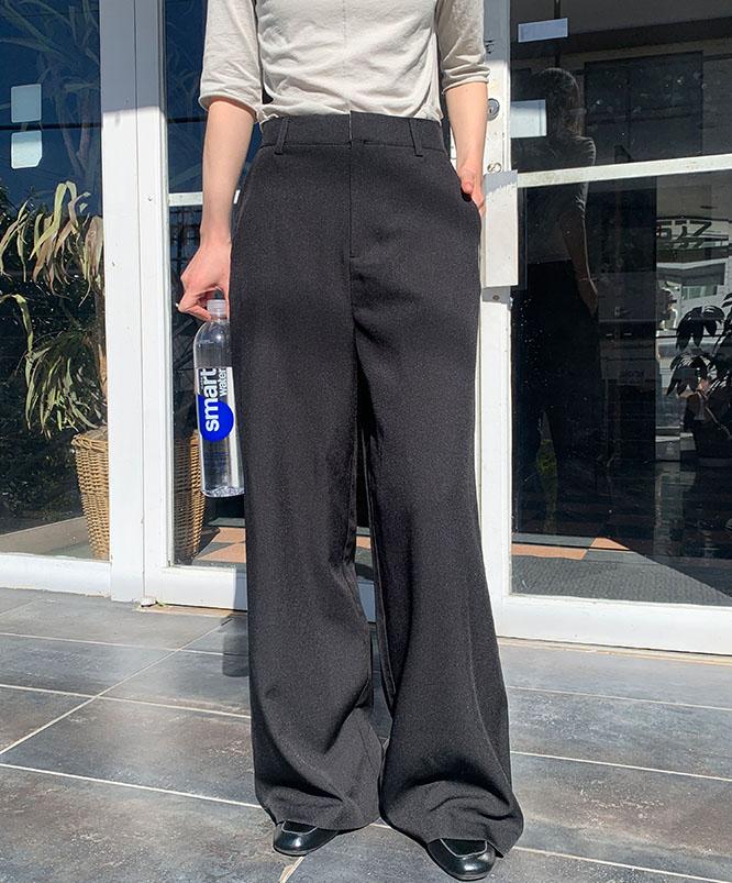 니어웨어 [S/S🌸NEW] 언유즈얼리 빌리브 와이드 슬랙스 (3color)/와이드슬랙스/기본슬랙스/기본핏/데이트룩/출근룩