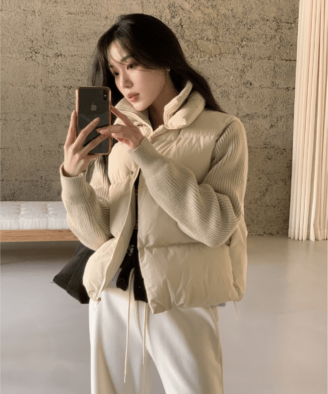 클라비스 [직진🚀] [시온PICK✨] 니트패딩 점퍼_CVJPF4V01Q