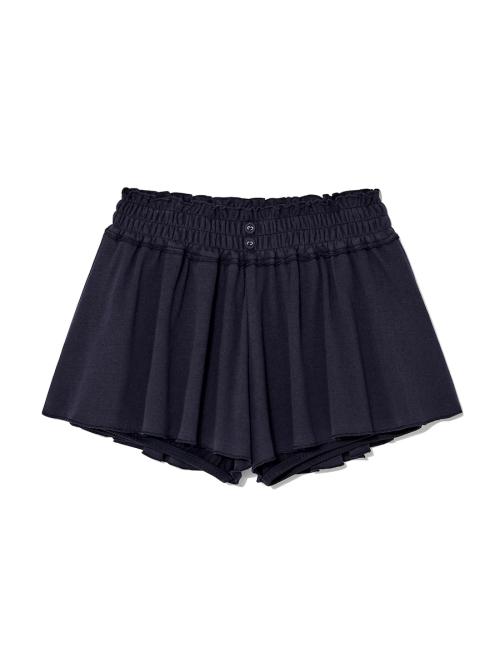 PROVINCE EYELET SHORTS (NAVY)