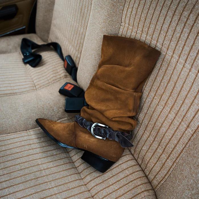 Kimera Slouchy Long Boots_Dusty Camel