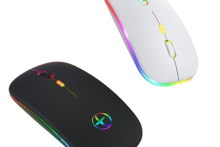 EZ WML4 저소음 LED 무선마우스 나노리시버 DPI조절