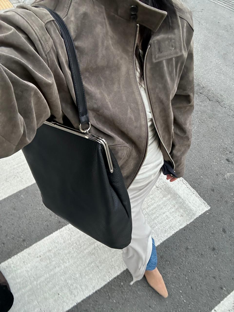 DUMPLING POCKET SUEDE BLOUSON