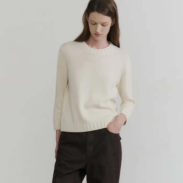 Regular fit knit (Ivory)