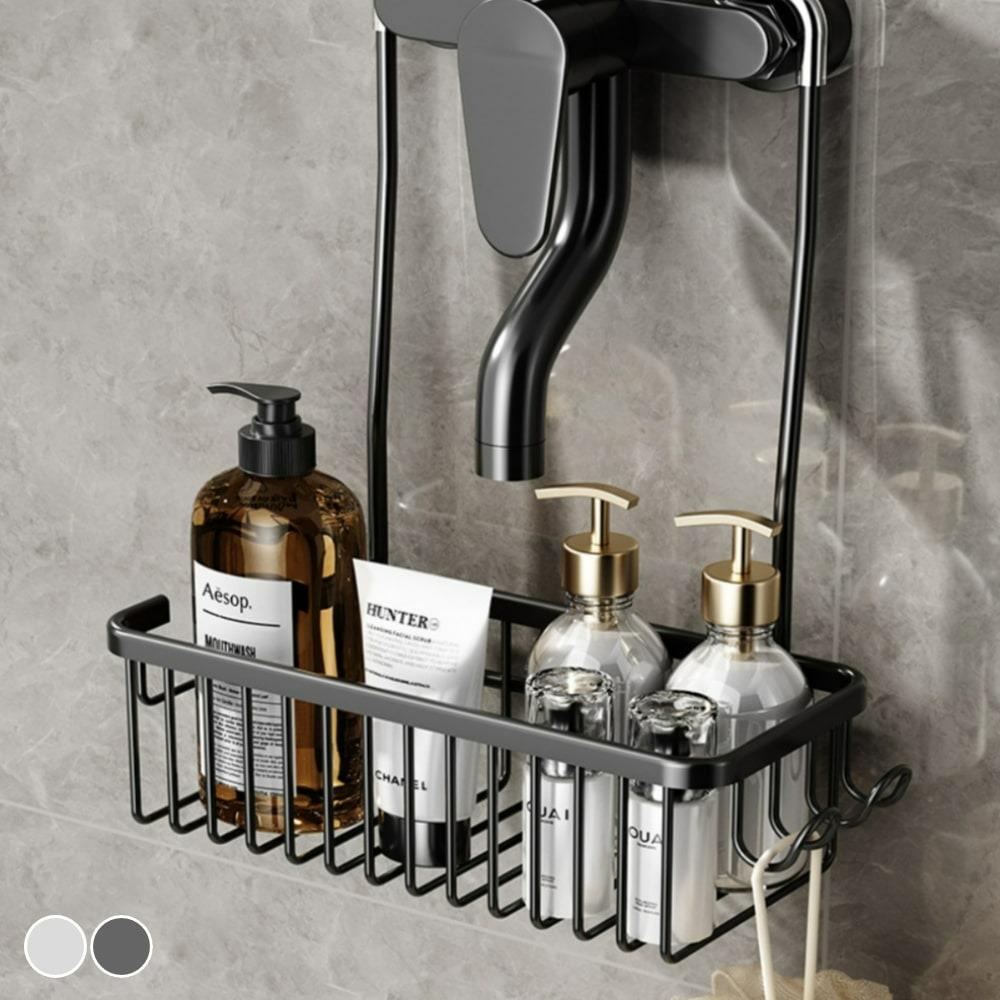 수전 걸이형 욕실 수납함