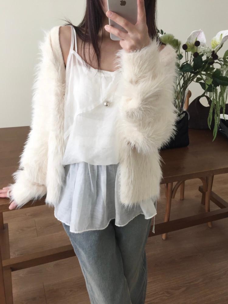 fur cardigan (3colors)