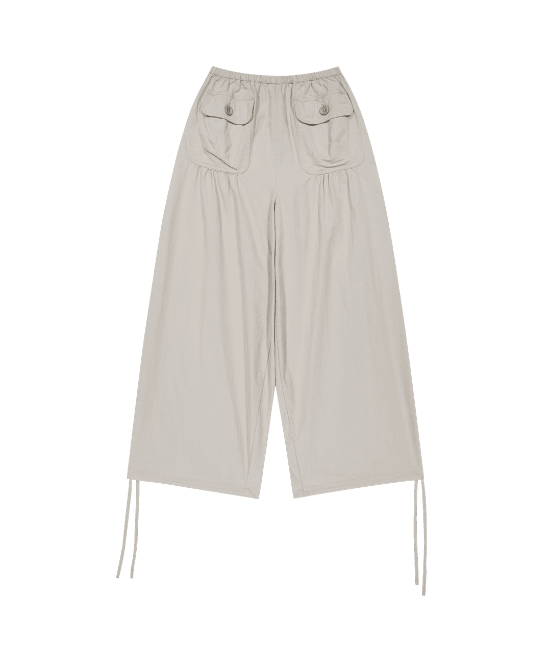 SHIRRING TOBI PANTS ASH PINK