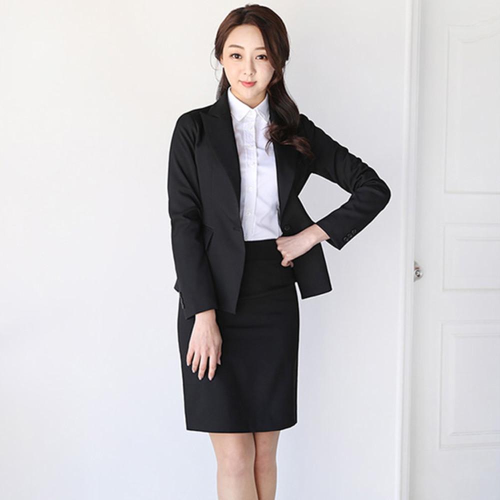 심플형 여자치마정장 여성정장세트 (XS-5XL)