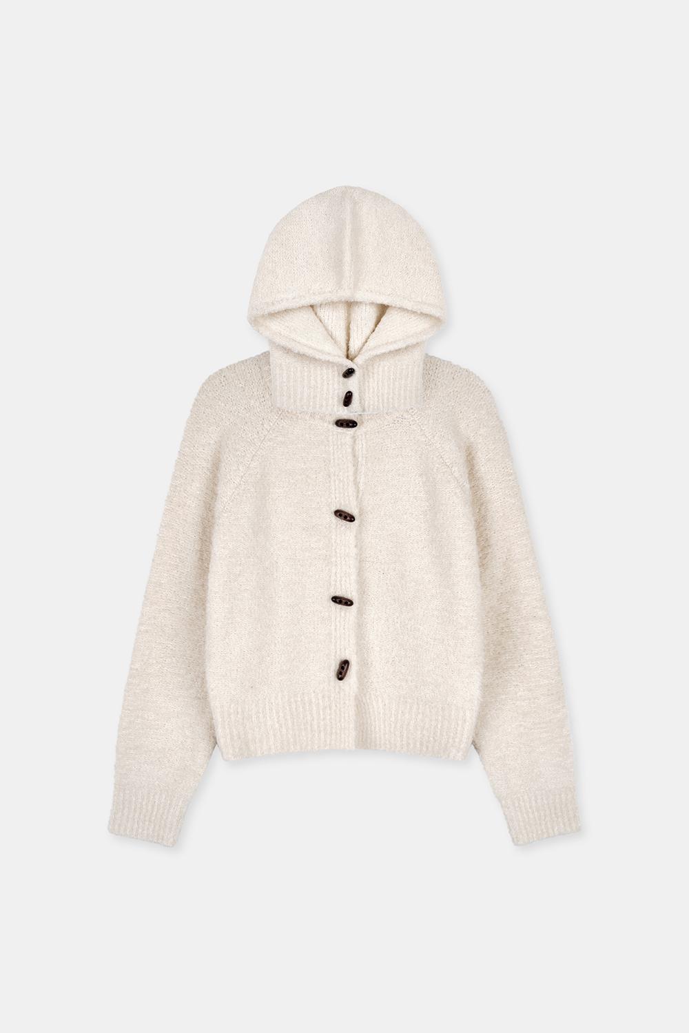 울부클 바라클라바SET 가디건-크림