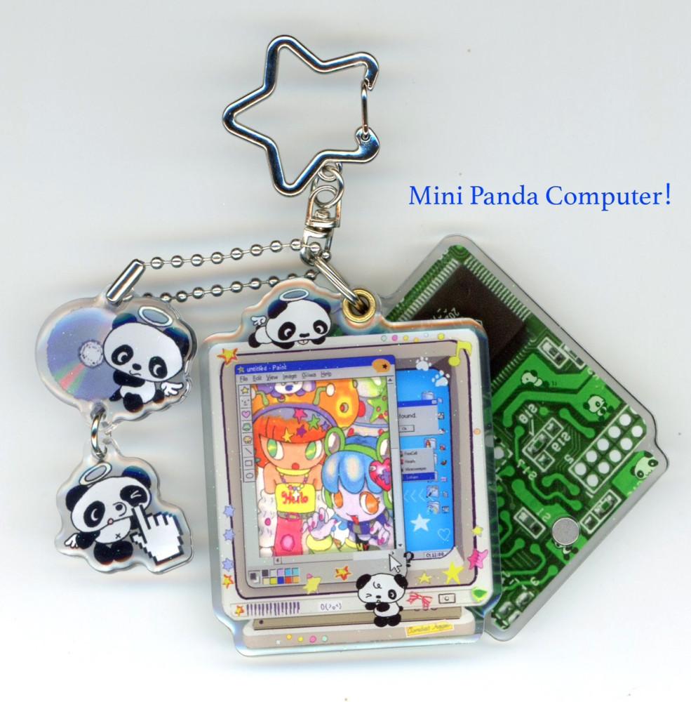 [ Oliwa ] Mini Panda 증사 홀더 키링