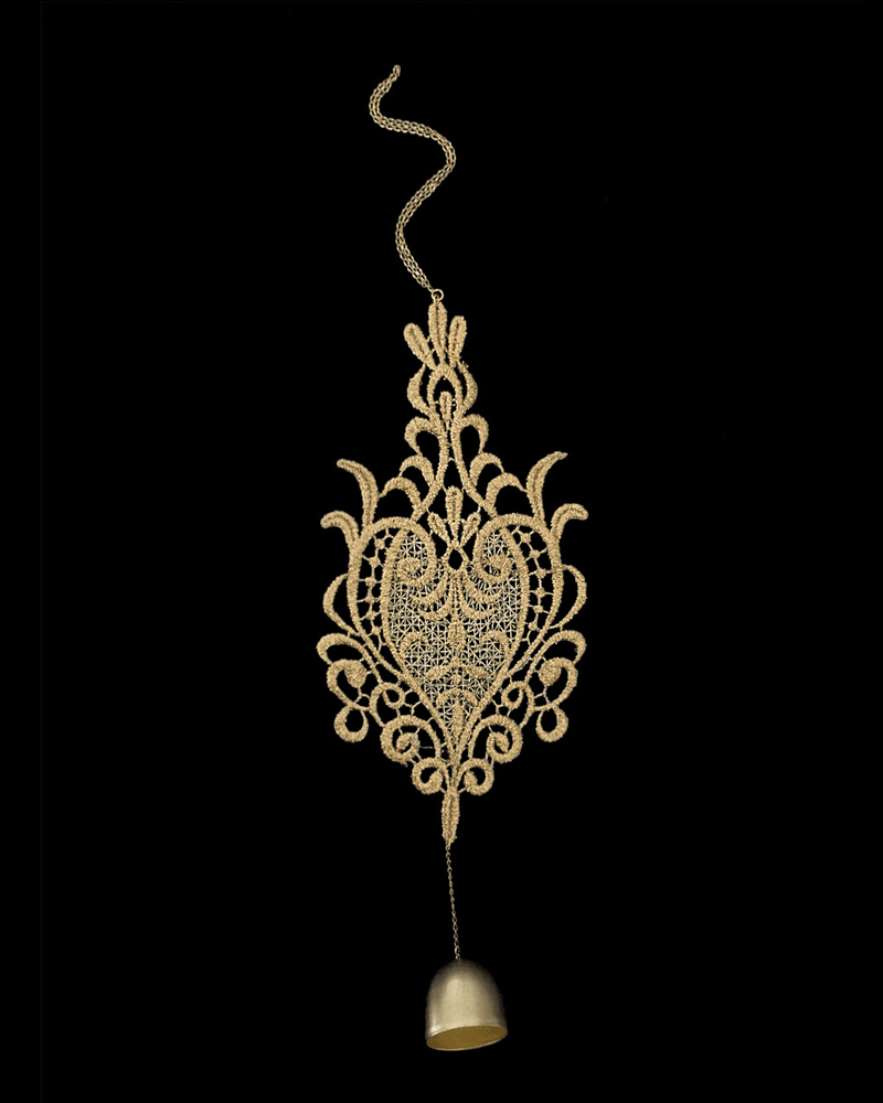 Embroidery door chime 자수 도어 차임벨