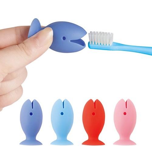 [마나] 흡착식 물고기 칫솔 꽂이 [MA-W583]