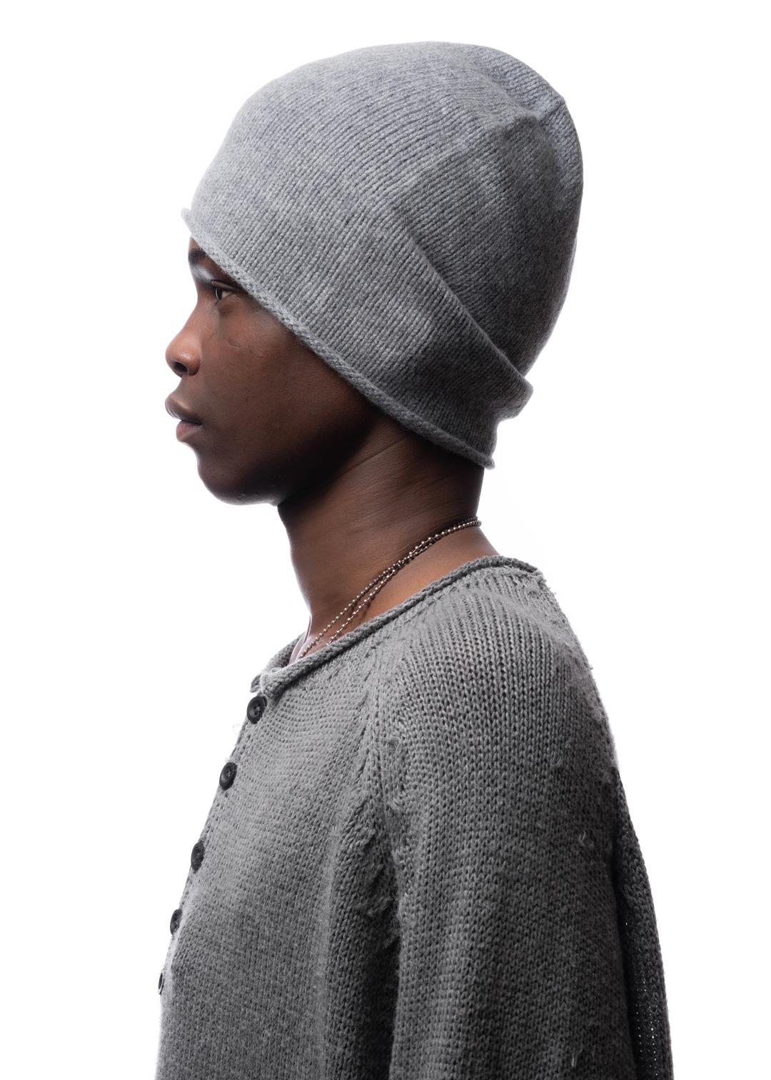 ALASKA WOOL BEANIE DARK GREY