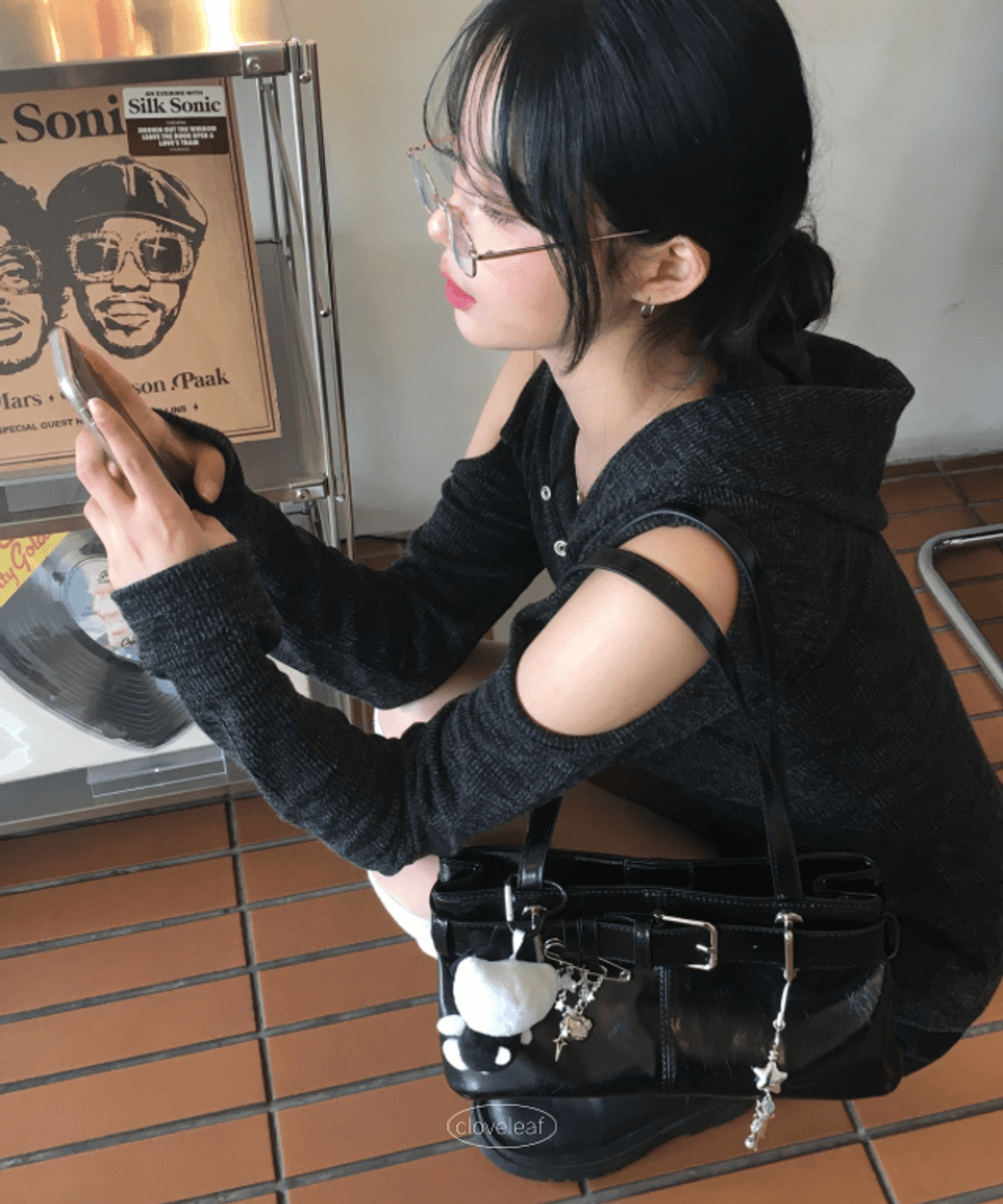 클로버리프 [봄신상/추천] 유닉 슬림 어깨트임 후드티