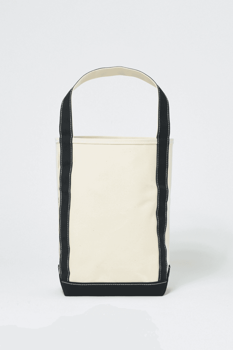BAGUETTE TOTE MEDIUM - NATURAL / BLACK