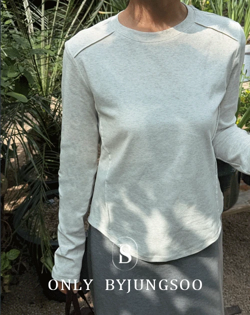 라인 텐션 티셔츠