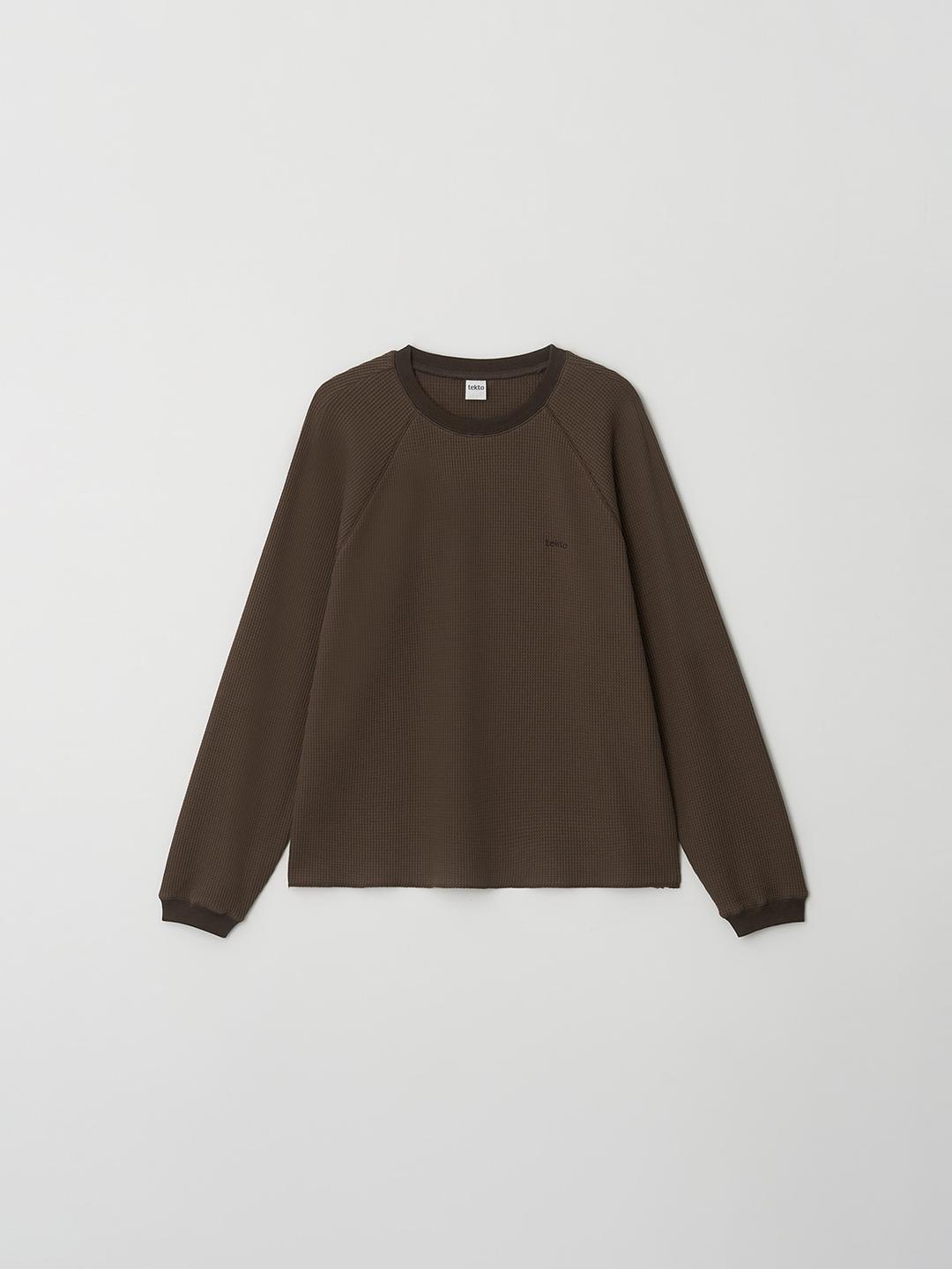 [2nd] Marc waffle t-shirt_brown