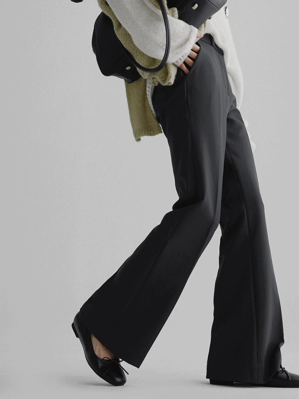 (히든밴딩)슬림부츠컷슬랙스