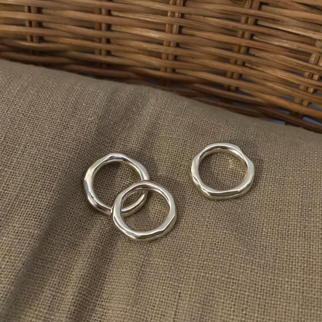 네츄럴 베이직 은반지(두꺼운버전)