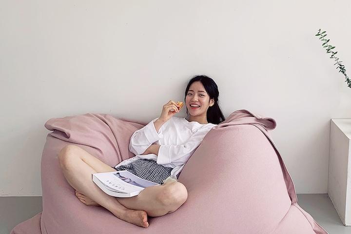 린온빈백 대형 빈백 소파