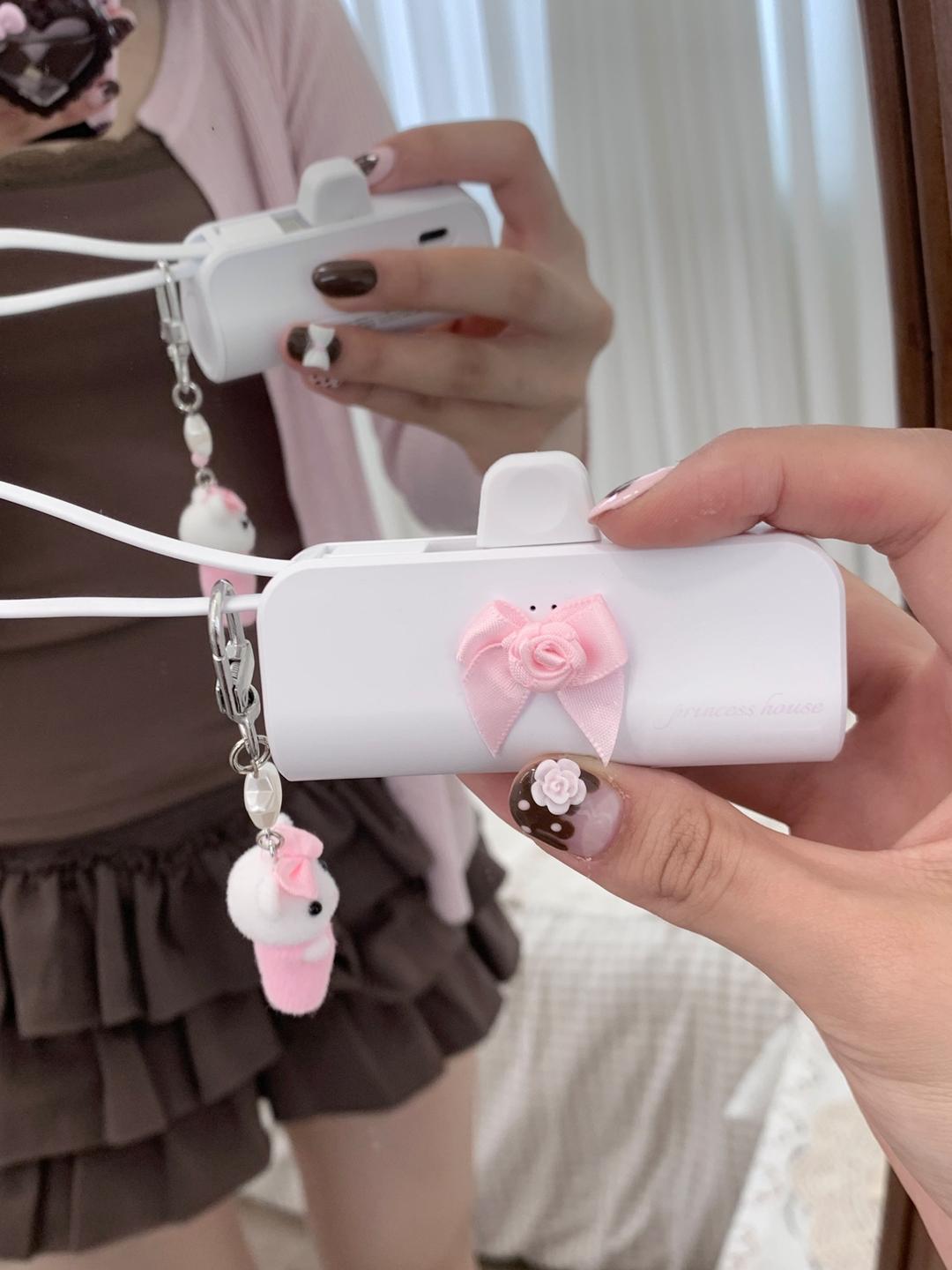 princess rose portable charger