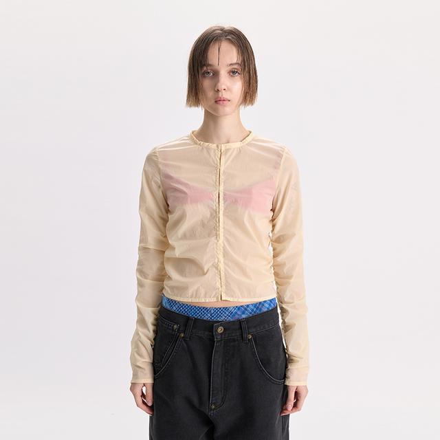 Sheer Jacket_Butter