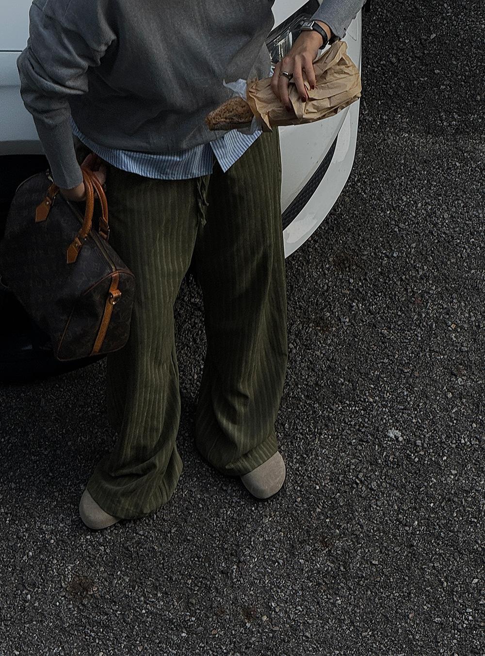 만다스웨이드팬츠(4color)