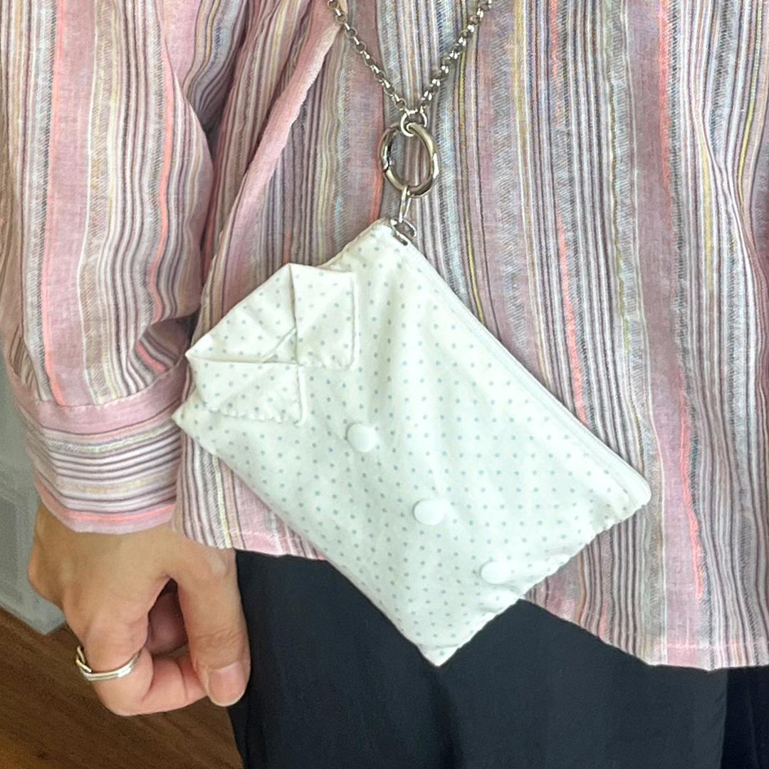 SHIRTS POCKET CHAIN BAG (2COLORS)