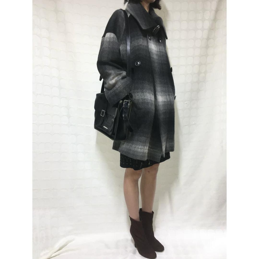 vivienne westwood 울 그라데이션 체크 코트 | 후루츠패밀리