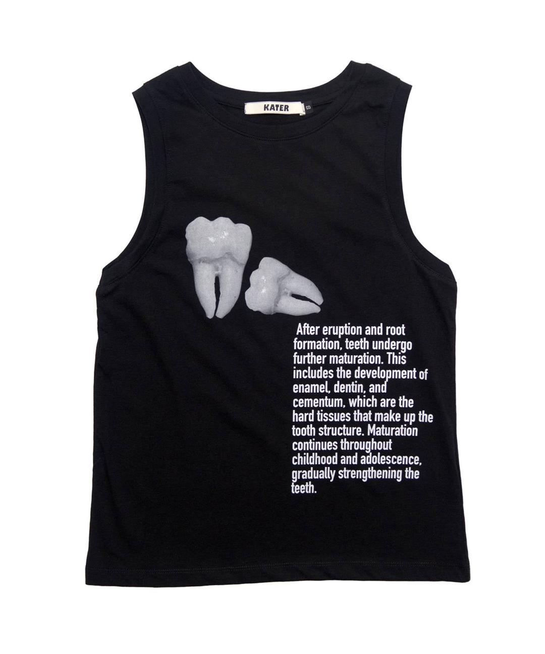 Teeth Sleeveless Tee BLACK