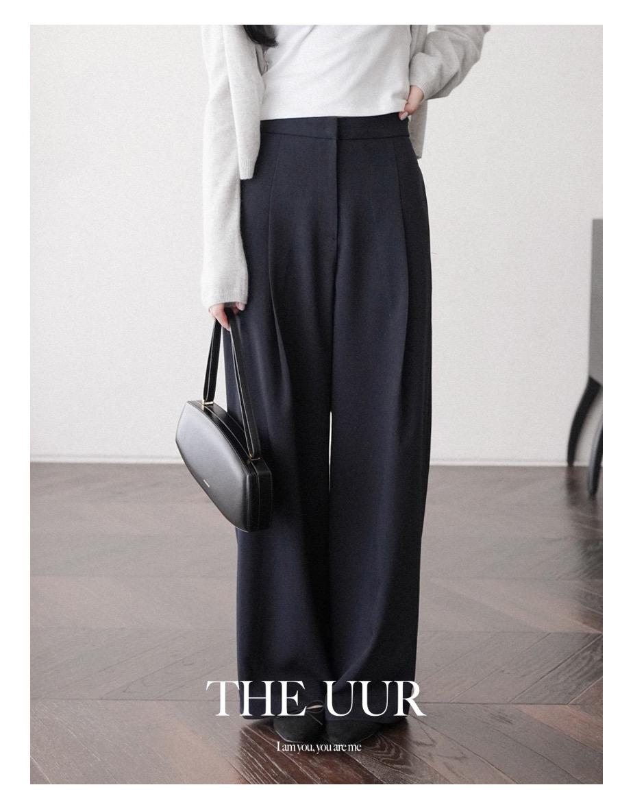 [10일소요] [SS ver.] uur The signature slacks [midnight-navy]