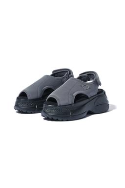 NEOPRENE PLATFORM SANDALS_CHARCOAL