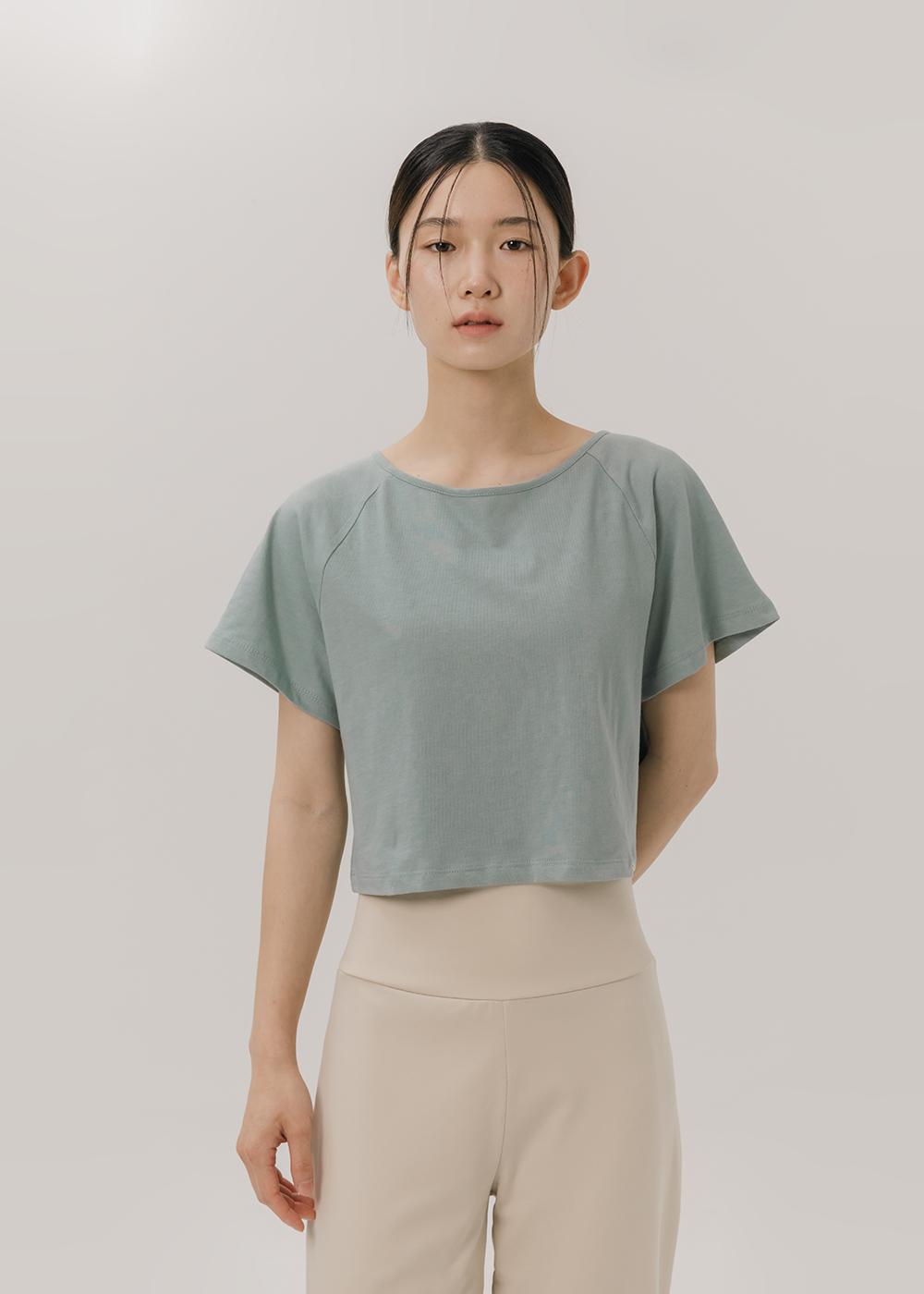 Raglan crop t-shirt - 10colors