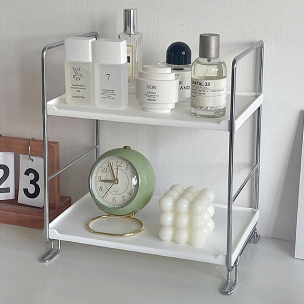 실버 프레임 미니 선반