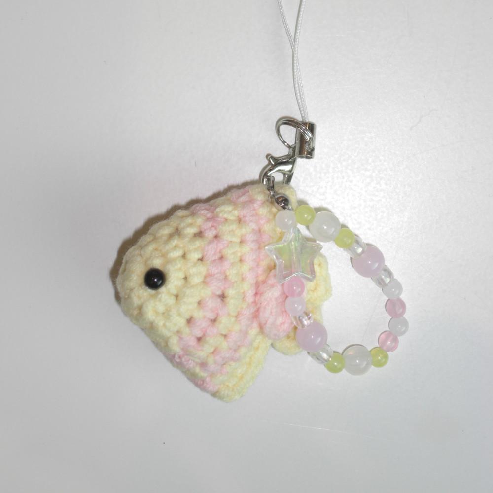 lucky fish (yellow + pink)