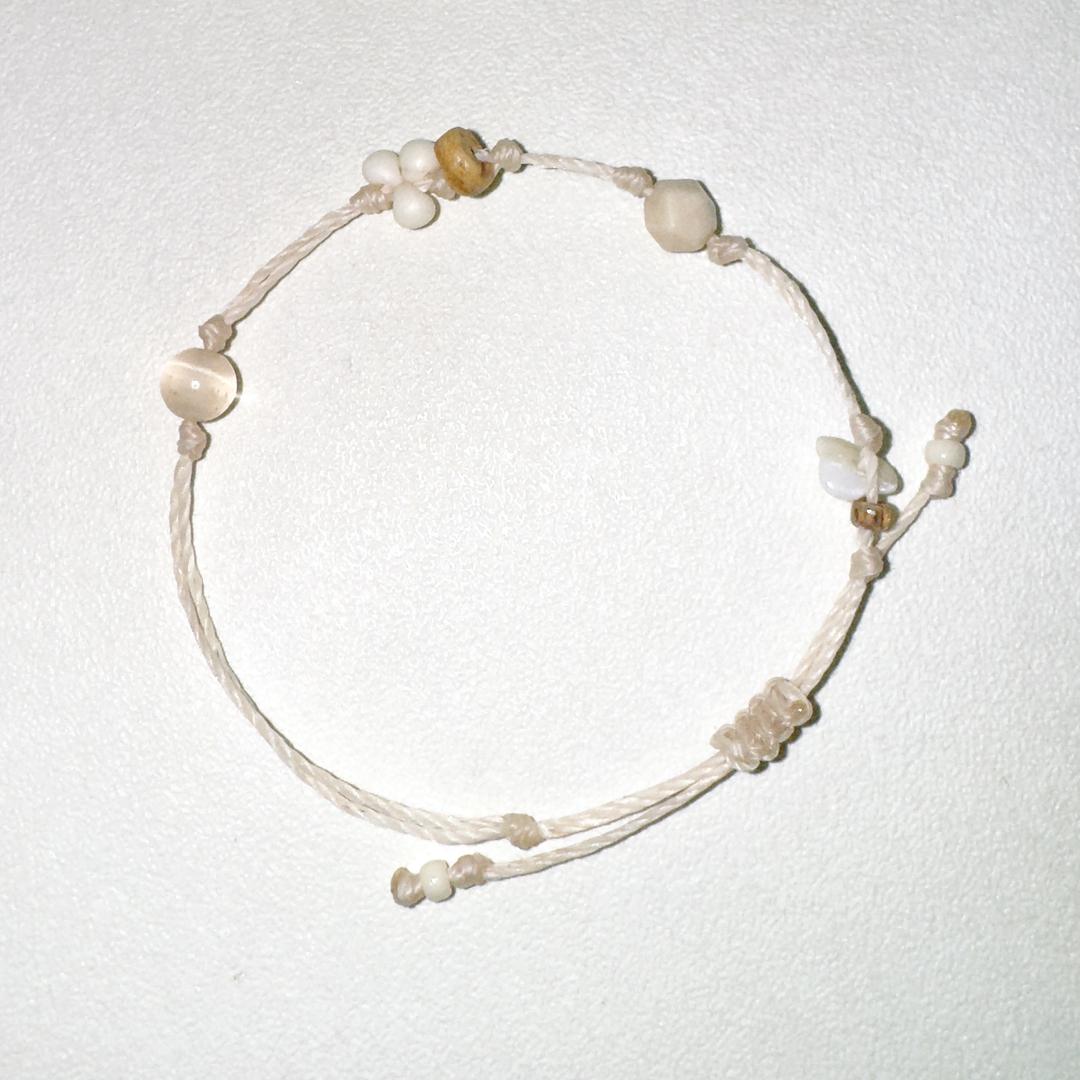 drop catseye bracelet (ivory)