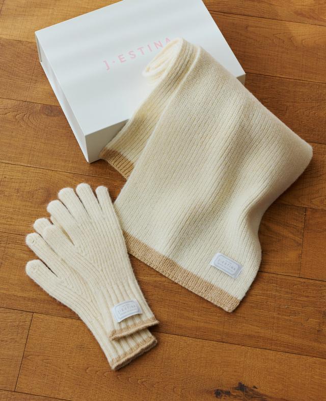 컬러트림 머플러 장갑 세트 IV (JEACEC5BF581IV260)