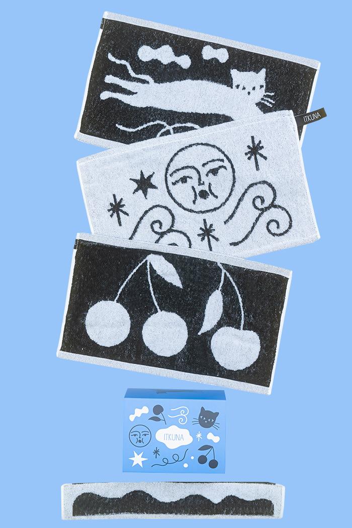 까망하양 미니 타월 세트(4P)