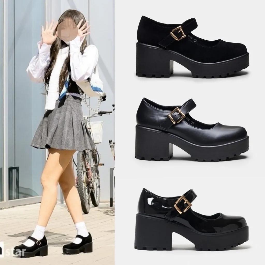 코이 풋웨어 티라 메리제인 (스웨이드/유광/무광)  /   Koi Footwear Tira Black Mary Janes